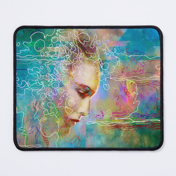 Item preview, Profile of a woman’s head in thought designed and sold by Fash4You.
