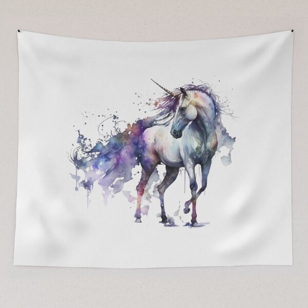 Item preview, Watercolor Magical Unicorn designed and sold by SaikoDesigns.