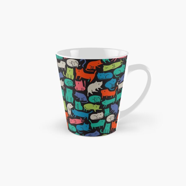 Cool Cats. Funny cute colorful pet design. Tall Mug