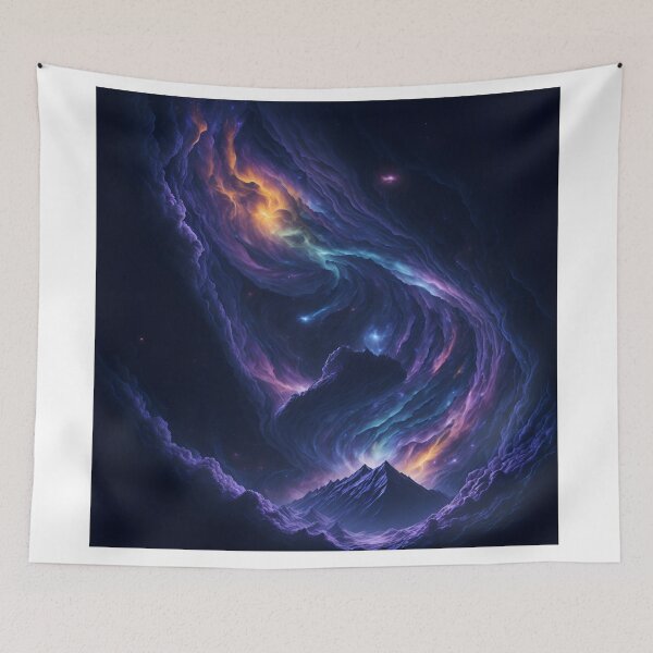 Artikelvorschau, Mysteries of the Cosmos: A Captivating AI-Generated Poster| Unveiling the Cosmic Tapestry: An AI-Powered Journey entworfen und verkauft von RedArtG09.