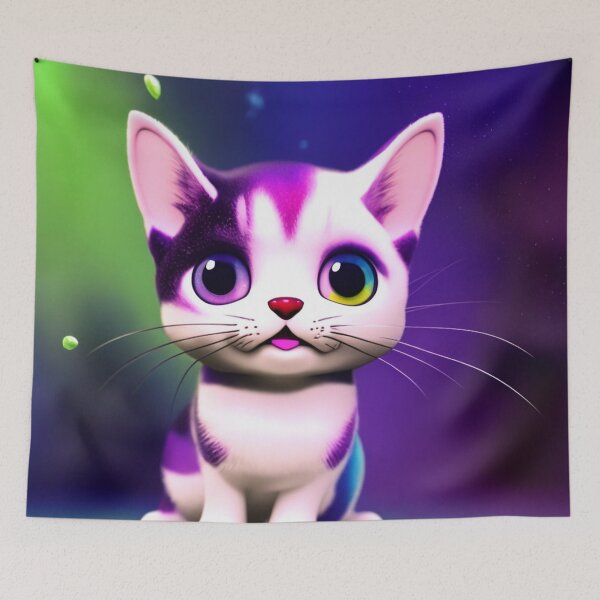 Item preview, Cute Cat Miaw 587 designed and sold by Hyper-Store.