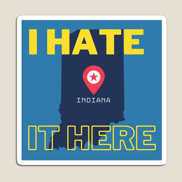 Item preview, I hate it here designed and sold by Moth Hawke Designs.