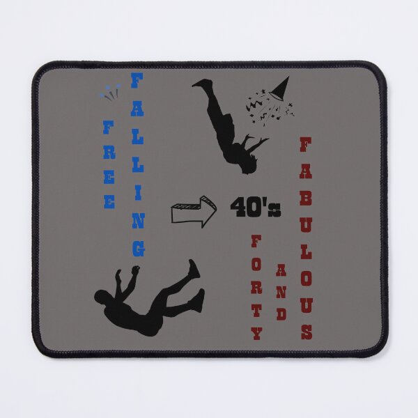 Item preview, 40 And More Birthday Tshirts, Free Falling Into The 40's Tshirt And Accessories designed and sold by TrinitiWorks.