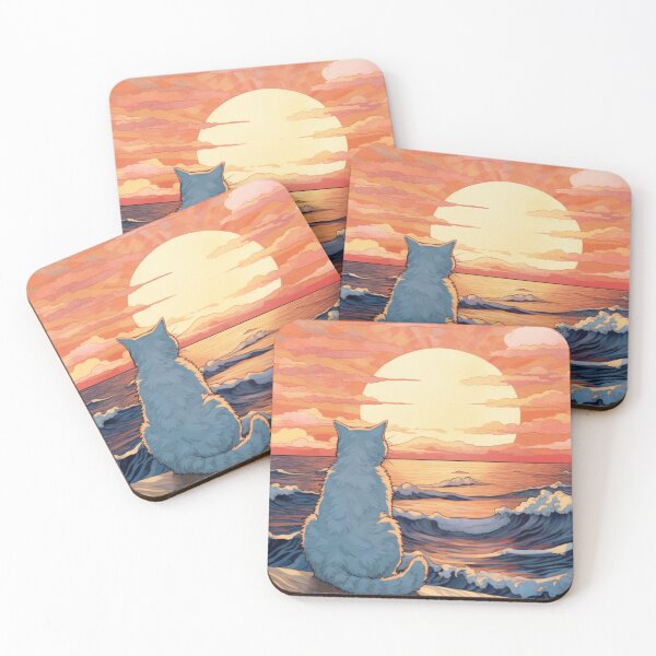 Item preview, Cat Sunset designed and sold by Andrea C.