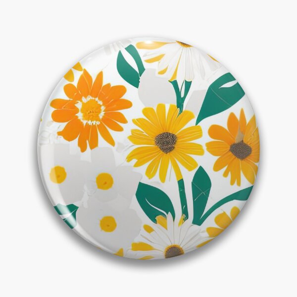 Item preview, Throw Pillow With Beautiful Daisies Painting - Spring Home Decor designed and sold by Sowari-Pillows.