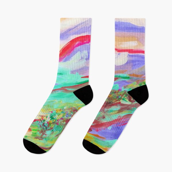 Item preview, Country Mountains Trees Watercolor designed and sold by Tanya Zevallos.