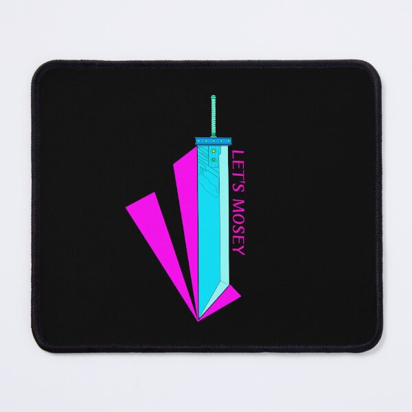 Item preview, Neon Buster Sword Cloud Strife Quote designed and sold by Local-Cryptid.