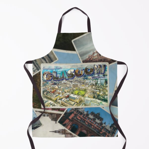 Item preview, Greetings from Glasgow in Scotland vintage style retro souvenir designed and sold by DeveloperProp0.