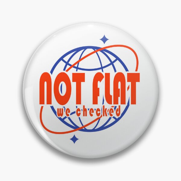 Item preview, Not flat we checked (retro desing) designed and sold by remerasnerdas.