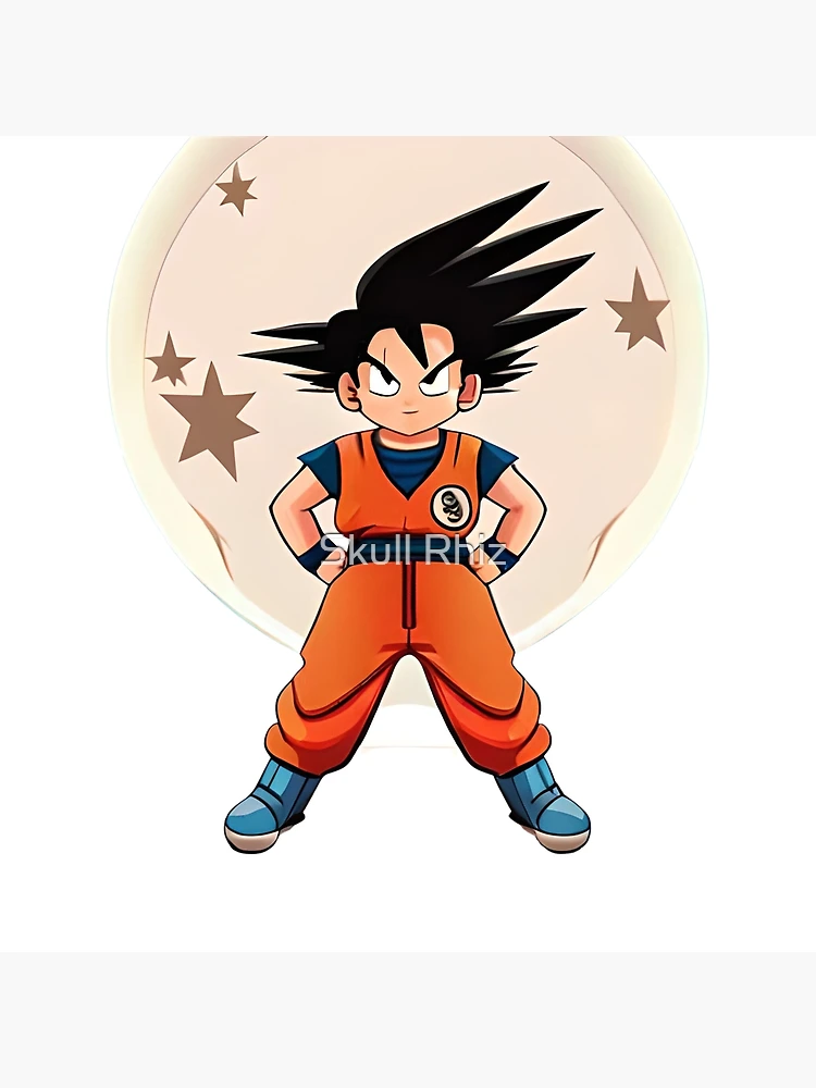 Filho de pôster de Dragon Ball Z Goku, loiro cabelo 86,5 x 56 cm