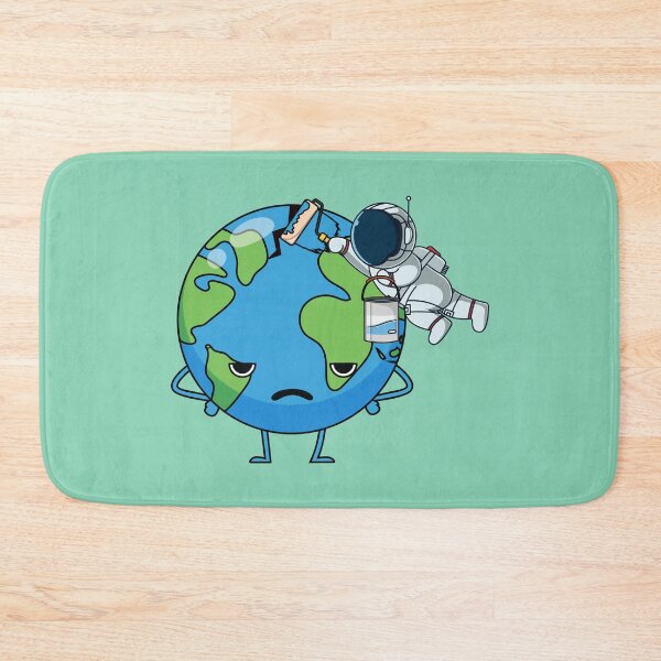 Item preview, Funny astronaut painting planet earth designed and sold by Donutlovers.