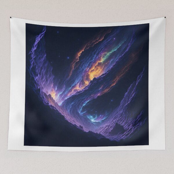 Artikelvorschau, Stargazing in Awe: An AI-Crafted Cosmic Poster| Embarking on a Celestial Quest: An AI-Enhanced Journey through Space entworfen und verkauft von RedArtG09.