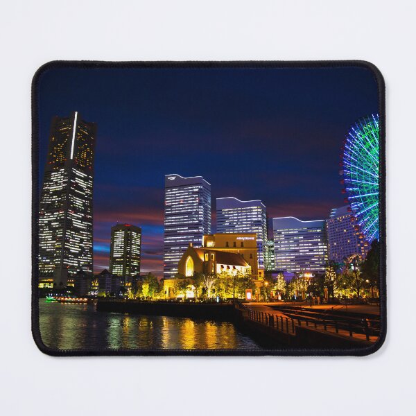 Item preview, Yokohama at night designed and sold by yobab.