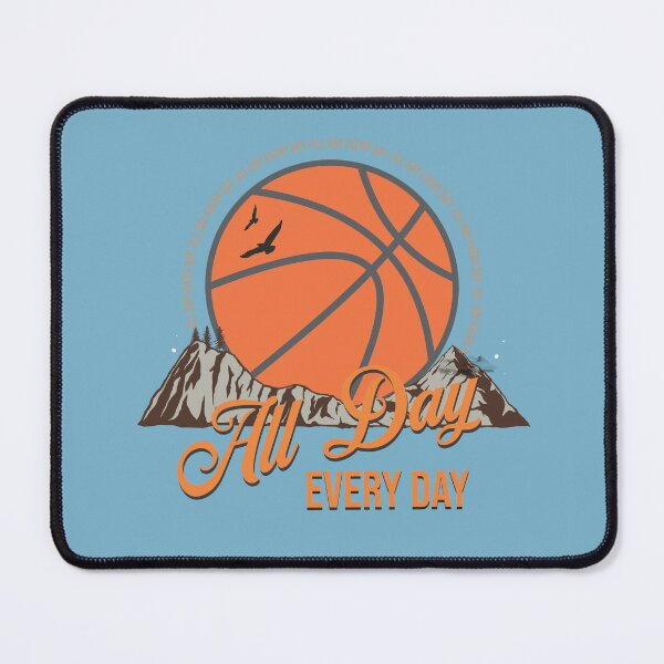 Item preview, ALL DAY EVERY DAY motivational sunrise mountain view active t-shirt designed and sold by LongVibes.