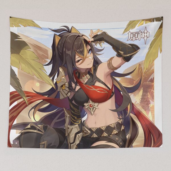 Item preview, Genshin Impact - Dehya Official Birthday Artwork 2023 designed and sold by Krimsy.