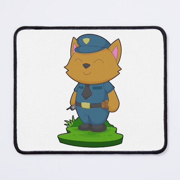 Item preview, Cat Cop Microphone Police designed and sold by Snabdesign84.