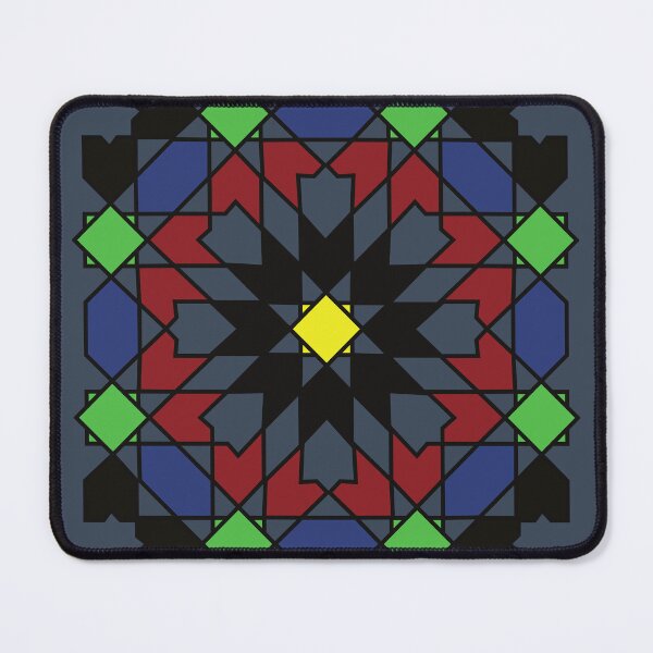 Item preview, Old moroccan ceramic tile colorful pattern designed and sold by Donutlovers.