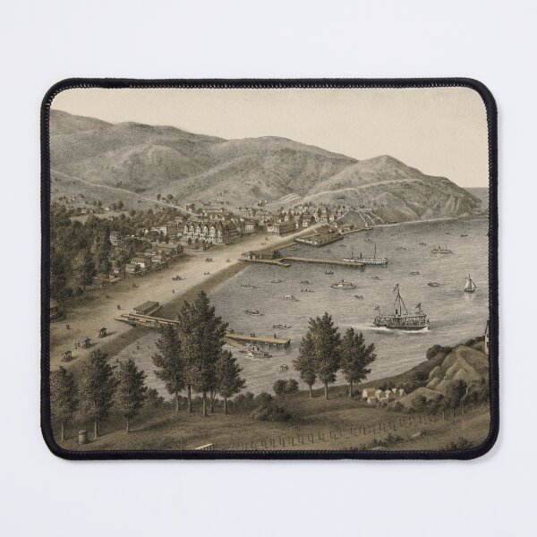 Item preview, Vintage Avalon Santa Catalina Map (1885) designed and sold by BravuraMedia.