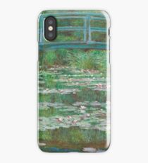 MONET, Claude, Artist, Art, Painter, Oil Painting, Canvas, The Japanese Footbridge, 1899 iPhone Case