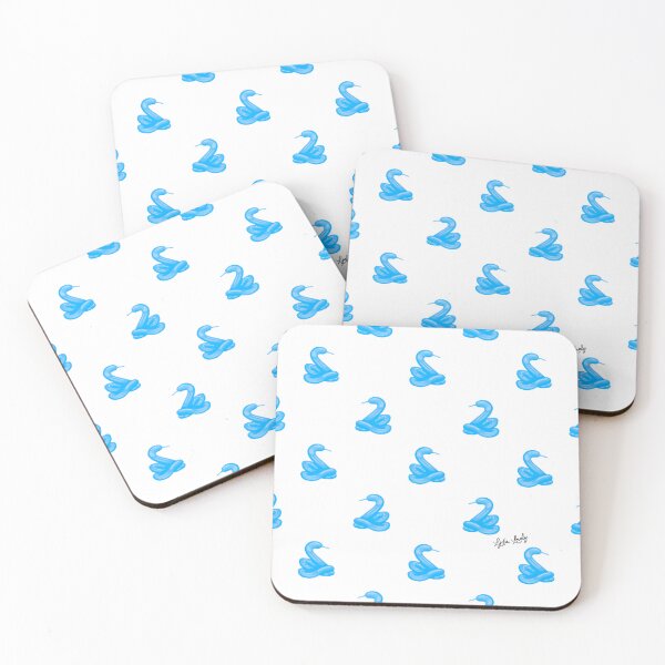 Item preview, Balloon snake pattern green/blue- white background designed and sold by Studio Lydia  Lovely.