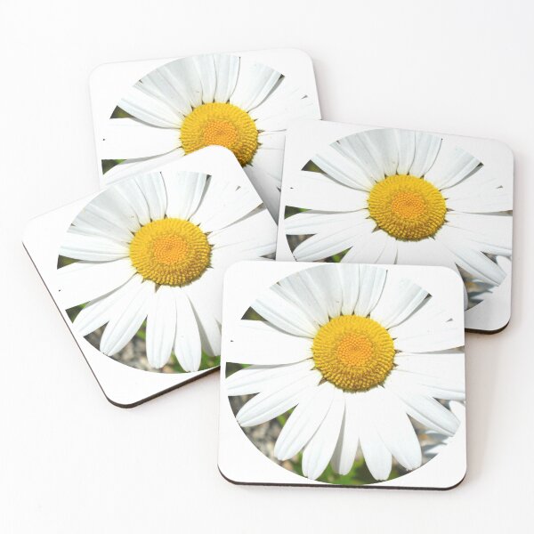 Item preview, White Daisy - round crop  designed and sold by Louise-Mae.