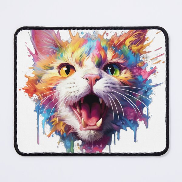 Item preview, Rainbow Cat-titude designed and sold by DigiDoodleCo.