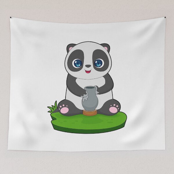 Item preview, Panda Craftsman Vase Craft designed and sold by Snabdesign84.