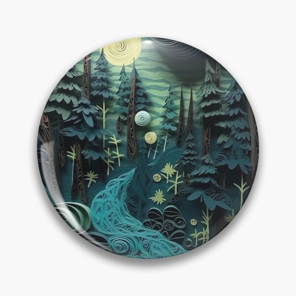 Item preview, Paper Quilled Fantasy Forest  designed and sold by Matt's Artificial Nature.