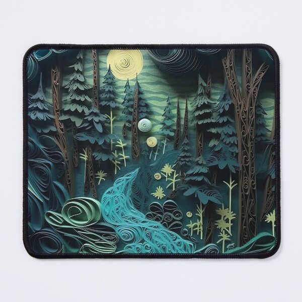 Item preview, Paper Quilled Fantasy Forest  designed and sold by Matt's Artificial Nature.