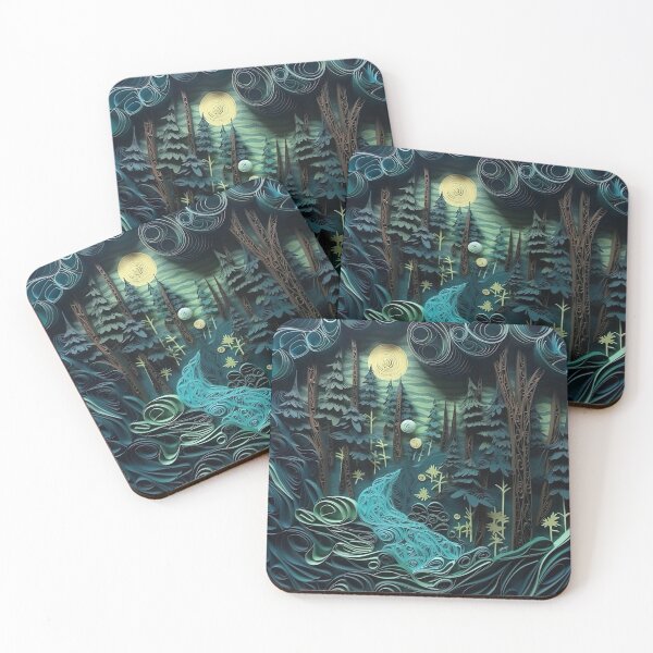 Item preview, Paper Quilled Fantasy Forest  designed and sold by Matt's Artificial Nature.