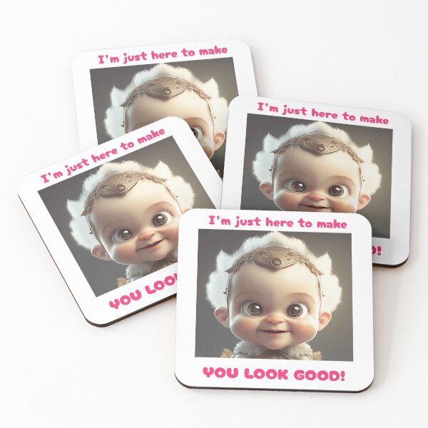 Item preview, Funny Sayings Just Here to Make You Look Good Original Artwork Gift Ideas designed and sold by MPCFICTION.