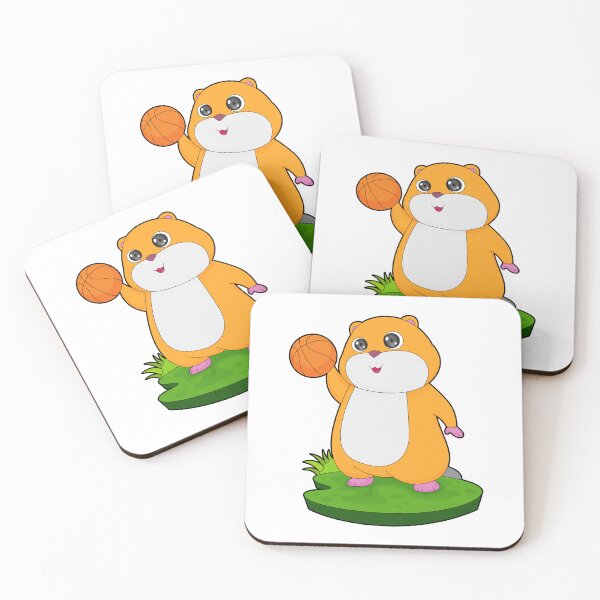 Item preview, Hamster Basketball player Basketball designed and sold by Snabdesign84.