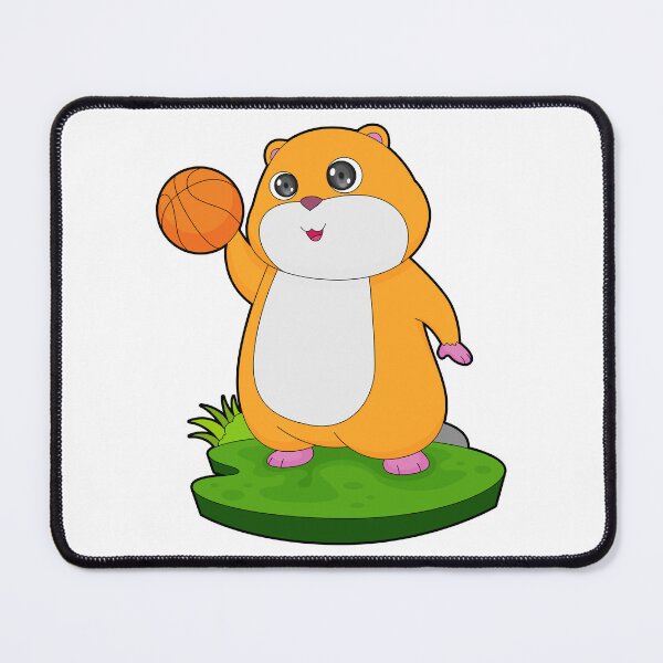 Item preview, Hamster Basketball player Basketball designed and sold by Snabdesign84.