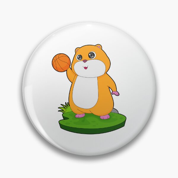 Item preview, Hamster Basketball player Basketball designed and sold by Snabdesign84.