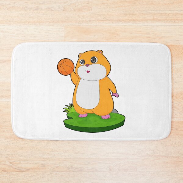 Item preview, Hamster Basketball player Basketball designed and sold by Snabdesign84.