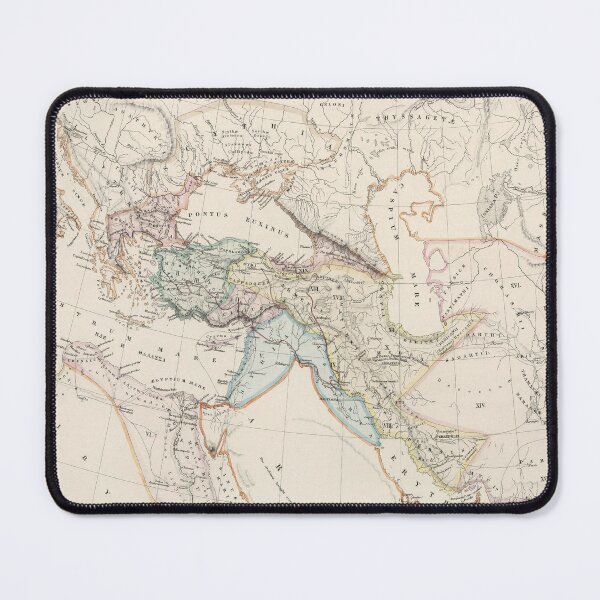 Item preview, Vintage Babylonian, Lydians, Medes and Persian Empire Map (1873) Ancient Civilization Atlas designed and sold by BravuraMedia.