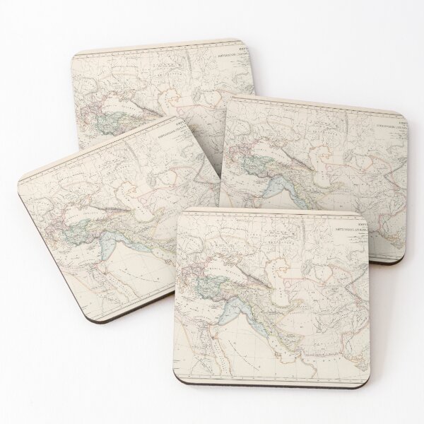 Item preview, Vintage Babylonian, Lydians, Medes and Persian Empire Map (1873) Ancient Civilization Atlas designed and sold by BravuraMedia.