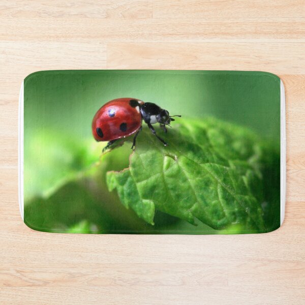 Item preview, Red ladybug sitting on plant designed and sold by olena2552.