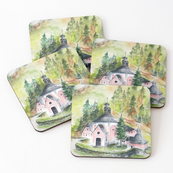 Item preview, Hallstatt Calvary Church designed and sold by CorneliaPilz.