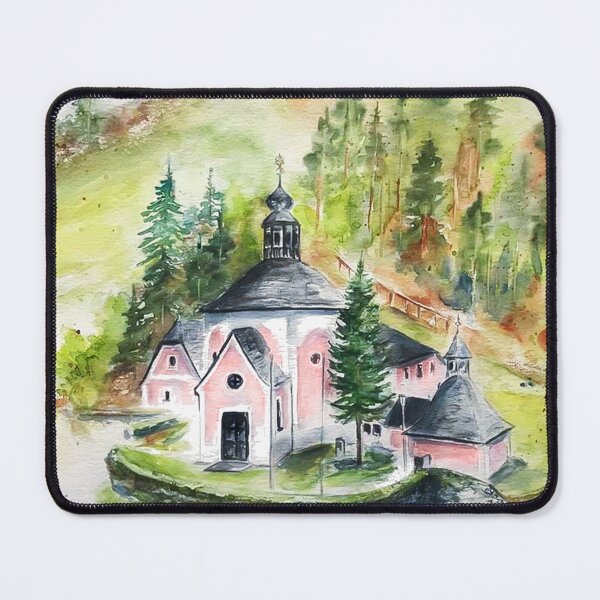 Item preview, Hallstatt Calvary Church designed and sold by CorneliaPilz.