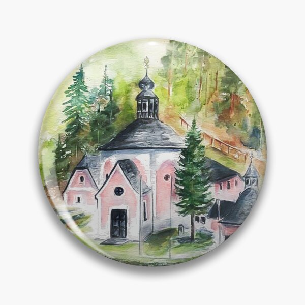Item preview, Hallstatt Calvary Church designed and sold by CorneliaPilz.