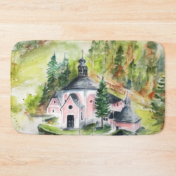 Item preview, Hallstatt Calvary Church designed and sold by CorneliaPilz.