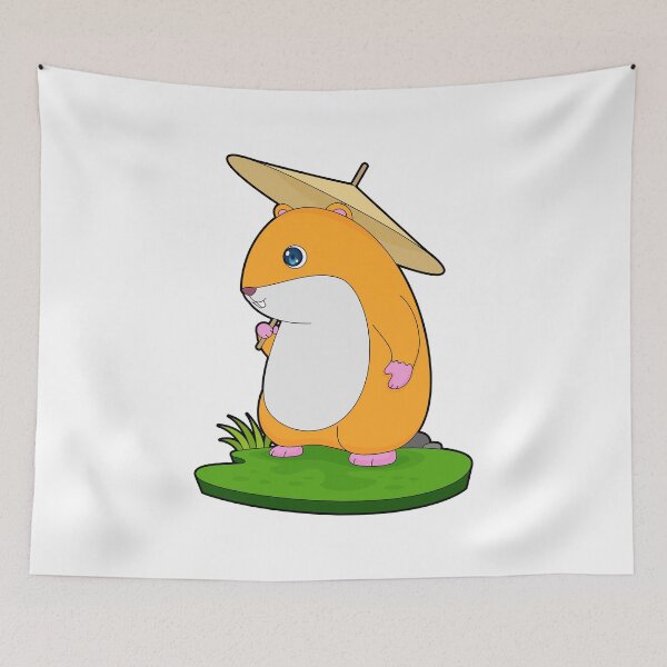 Item preview, Hamster Raining Umbrella designed and sold by Snabdesign84.