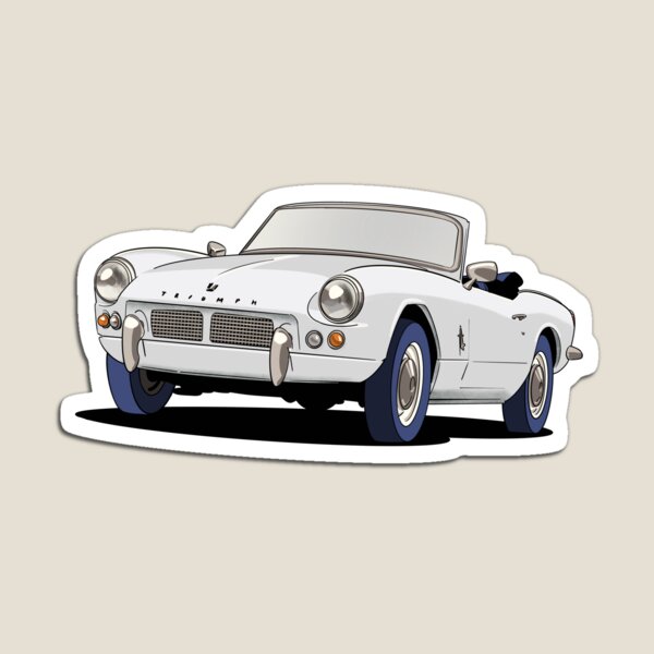 Item preview, Triumph Spitfire Mk2 Classic Car in white designed and sold by Webazoot Industries - Car Art.