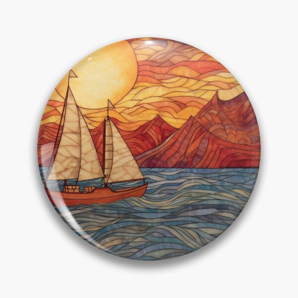 Item preview, Mosaic Sunset designed and sold by Enchantedrain.