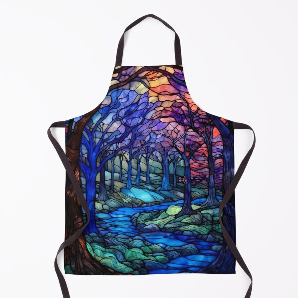 Item preview, Stained Glass Dark Fantasy Forest designed and sold by Matt's Artificial Nature.