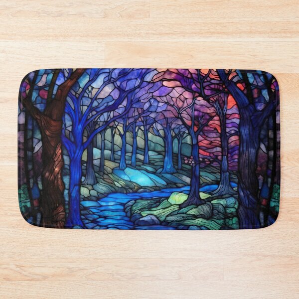 Item preview, Stained Glass Dark Fantasy Forest designed and sold by Matt's Artificial Nature.