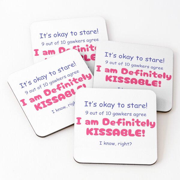 Item preview, Funny Sayings I Am Definitely Kissable Original Artwork Gift Ideas designed and sold by MPCFICTION.