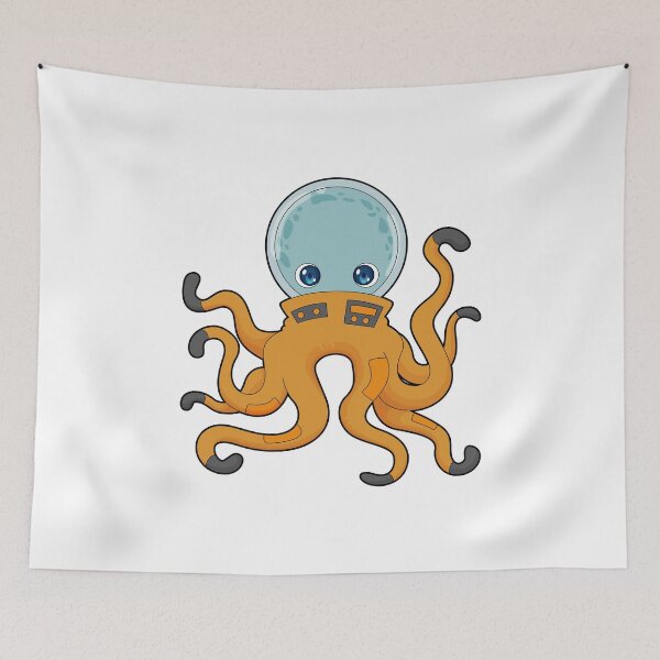 Item preview, Octopus Astronaut Space designed and sold by Snabdesign84.