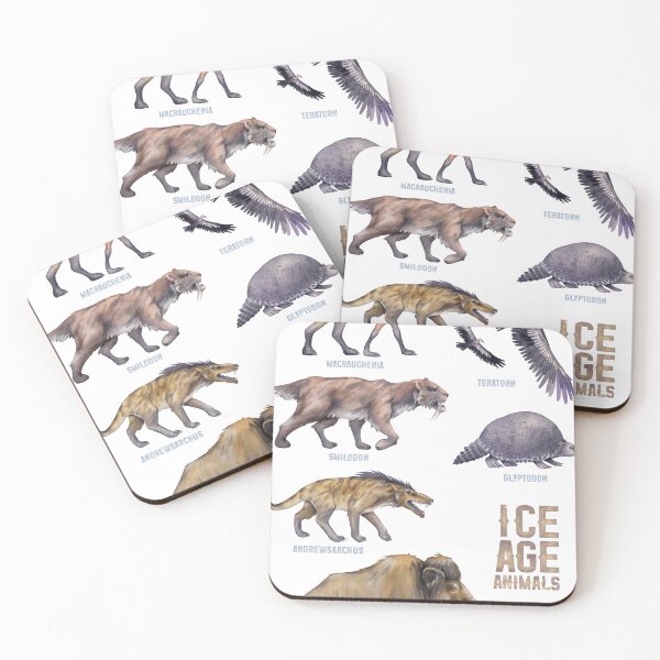 Item preview, Watercolor prehistoric animals designed and sold by Ekaterina Glazkova.
